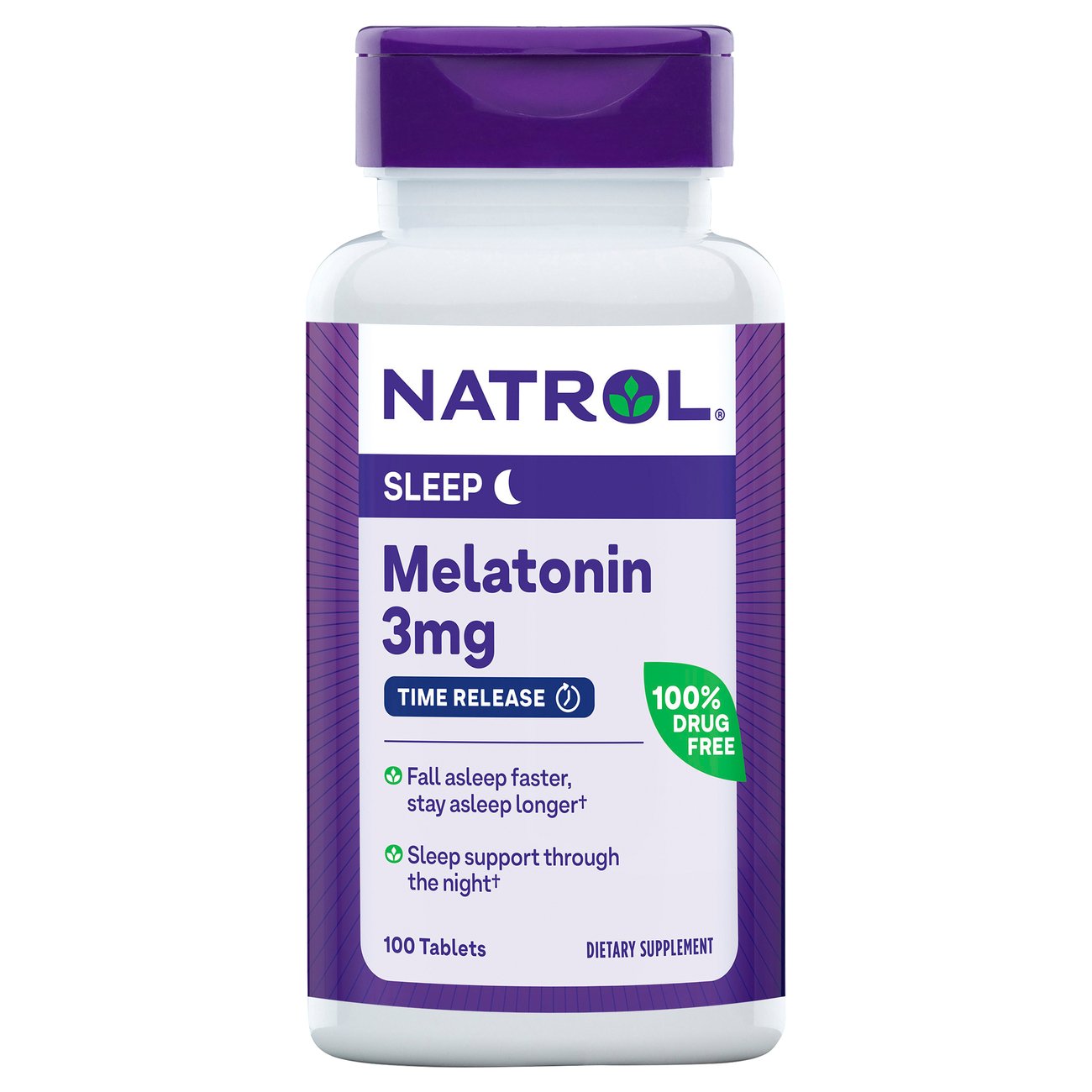 NATROL Melatonin Sleep Time Release Tablets - 3 mg - Shop Sleep ...