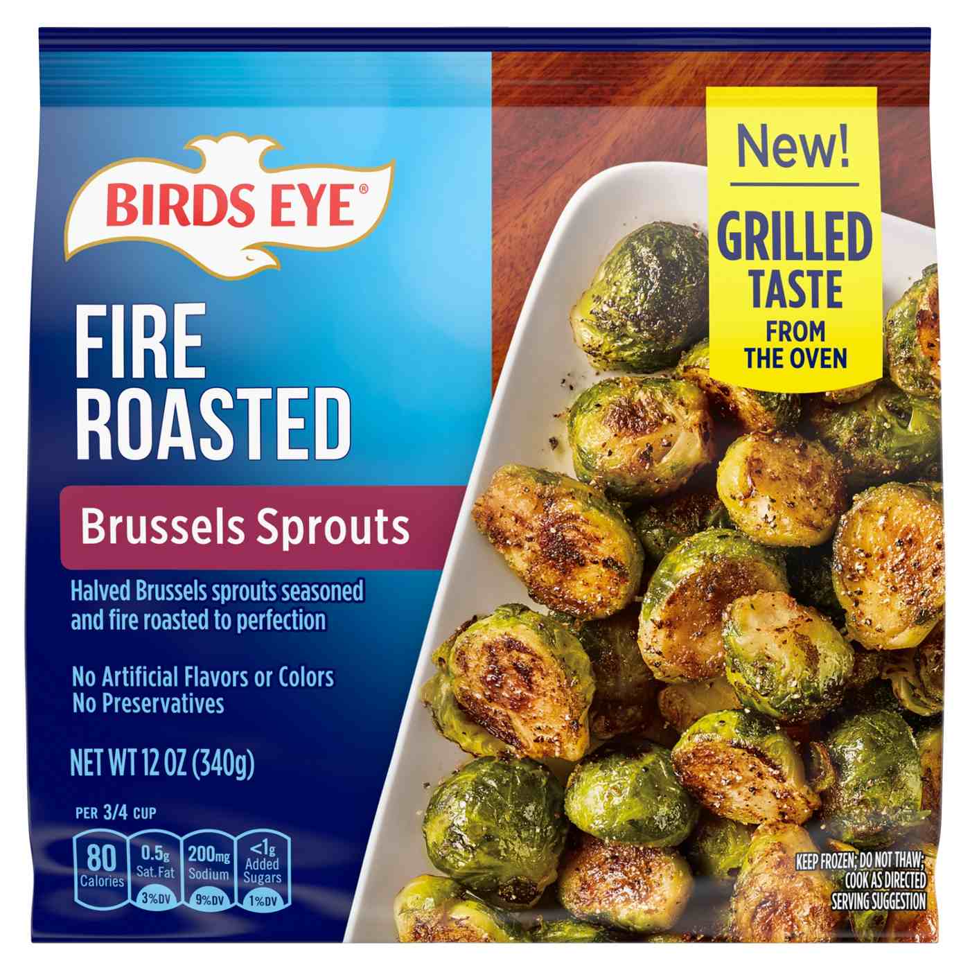 Birds Eye Frozen Fire-Roasted Brussels Sprouts; image 1 of 6