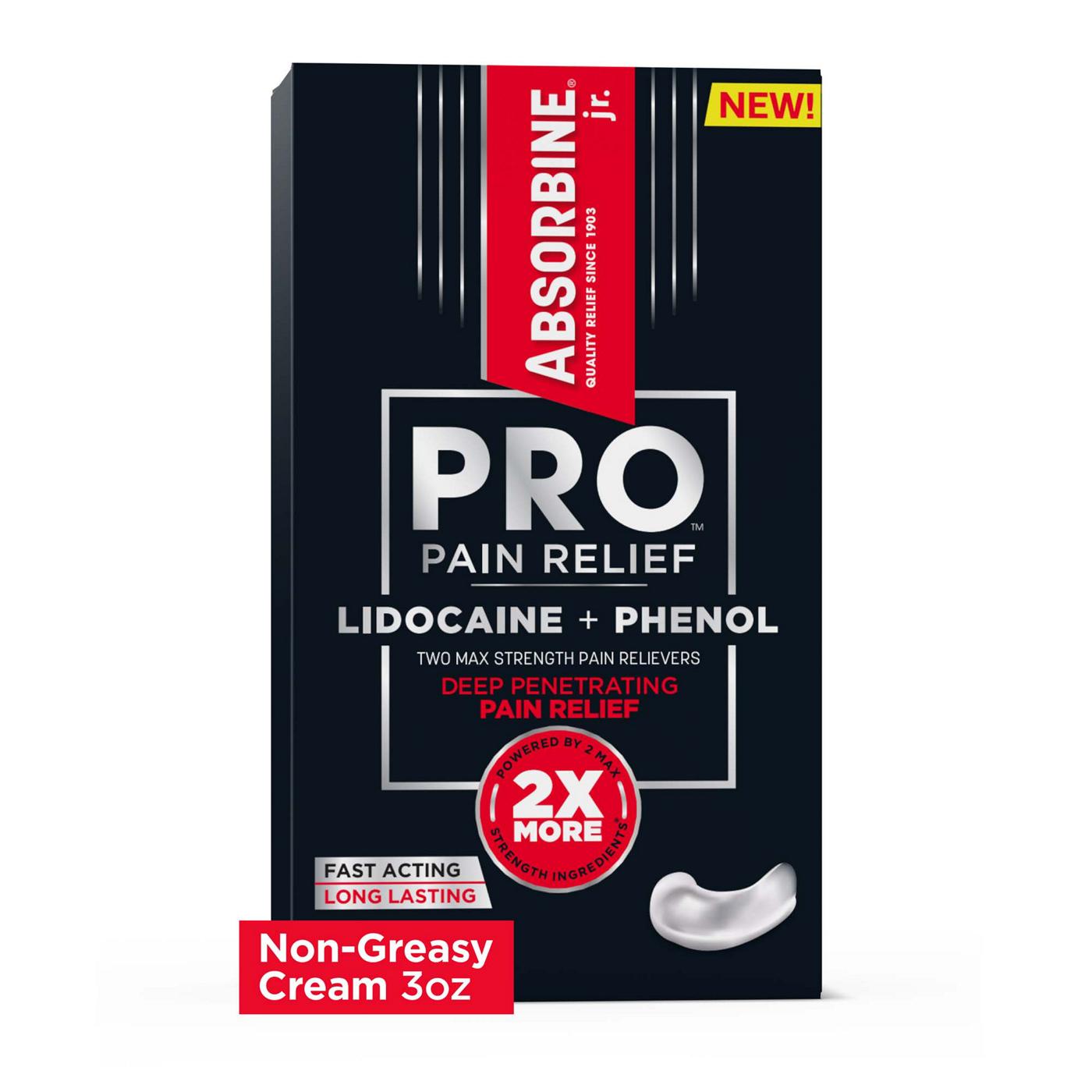 Absorbine JR Pro Pain Relief Cream; image 1 of 8