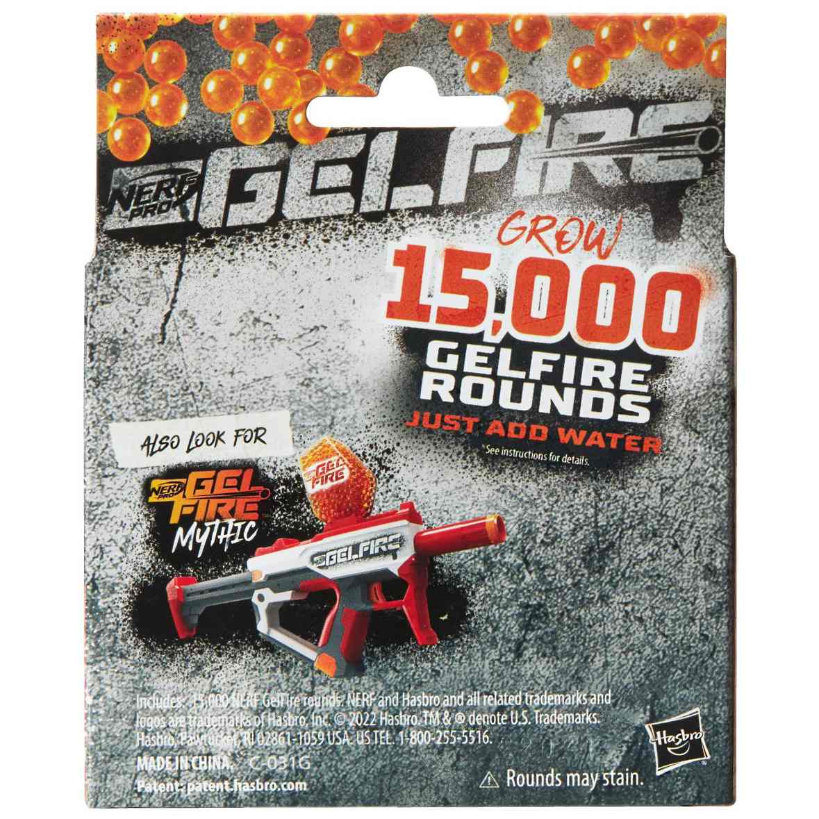 Recharge Nerf Pro Gelfire 1600 billes hydratées - NERF - Pour blasters Recharge Nerf Pro Gelfire 1600 billes hydratées - NERF - Pour blasters