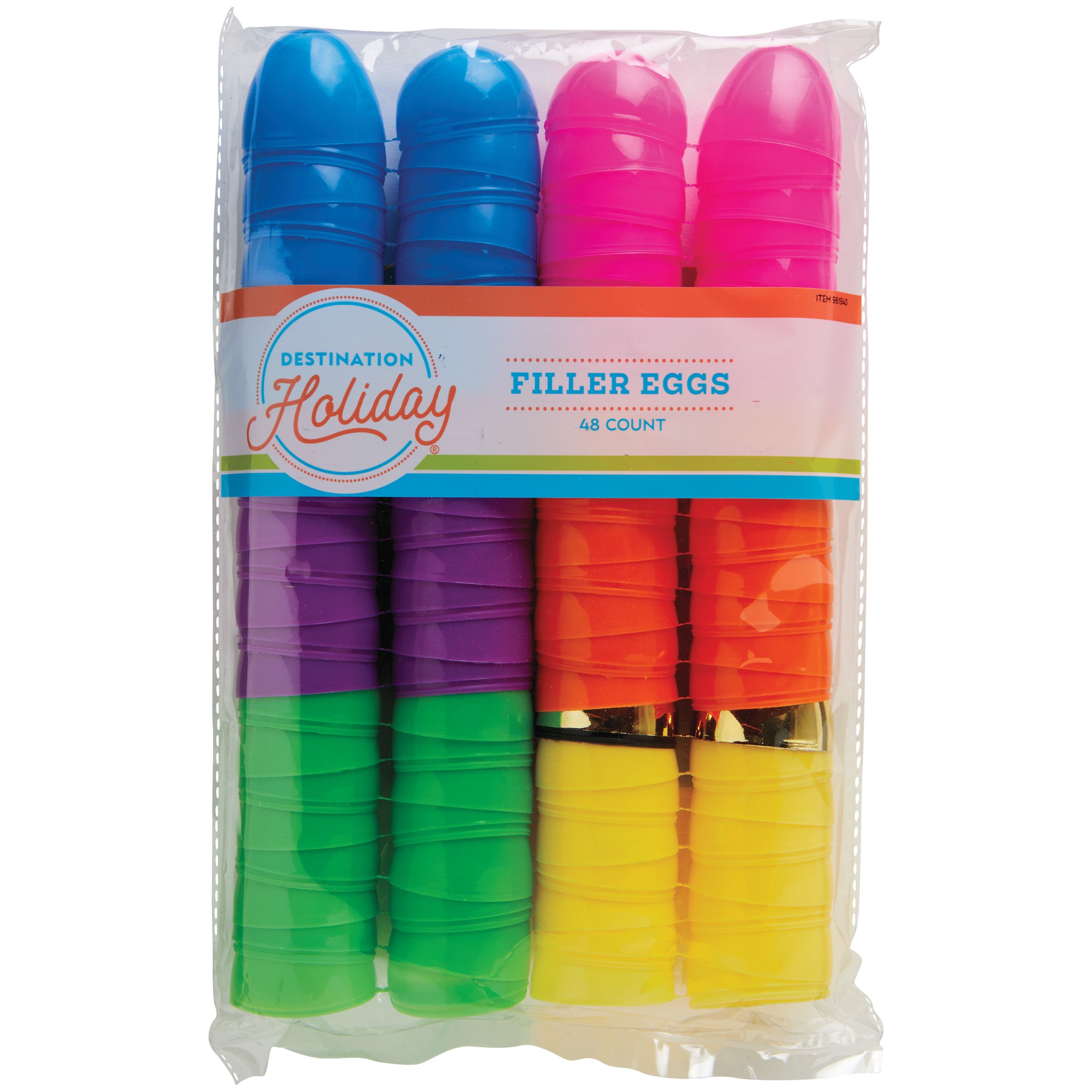Destination Holiday Plastic Easter Filler Eggs Bright Colors Shop