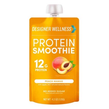 Designer Wellness 12g Protein Smoothie - Peach Mango
