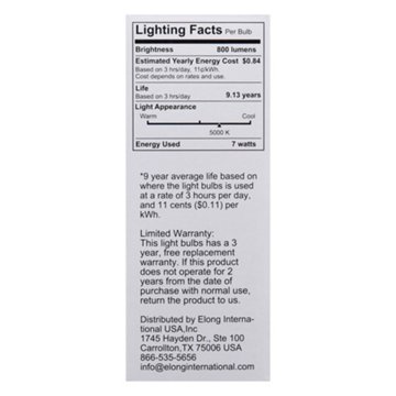 Green Watt A19 60-Watt Frosted LED Light Bulbs - Daylight, 4 pk