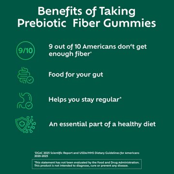 Benefiber Prebiotic GLP-1 Friendly Fiber Supplement Gummies