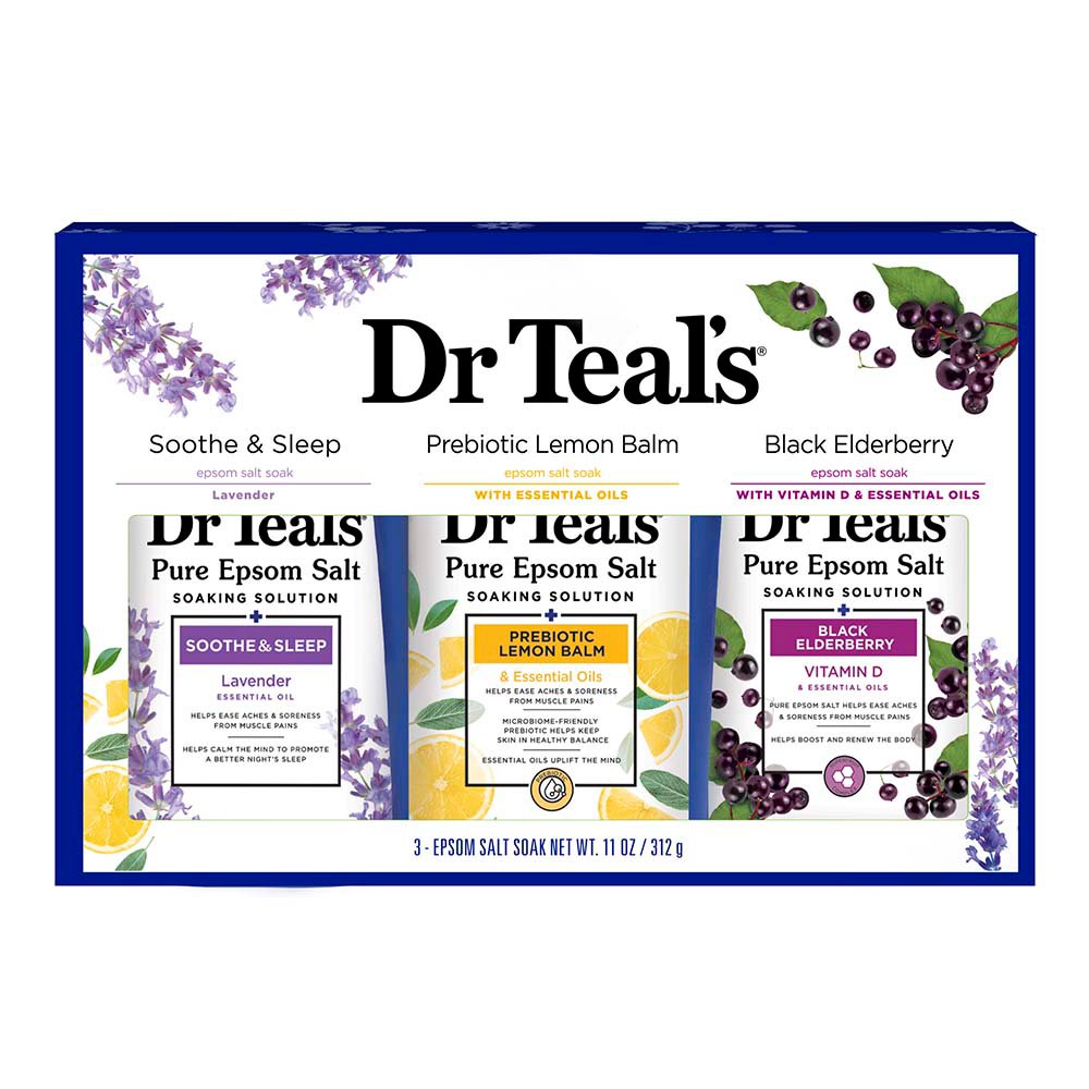 Dr Teal's Epson Salt Soak Set Shop Bath & skin care sets at HEB