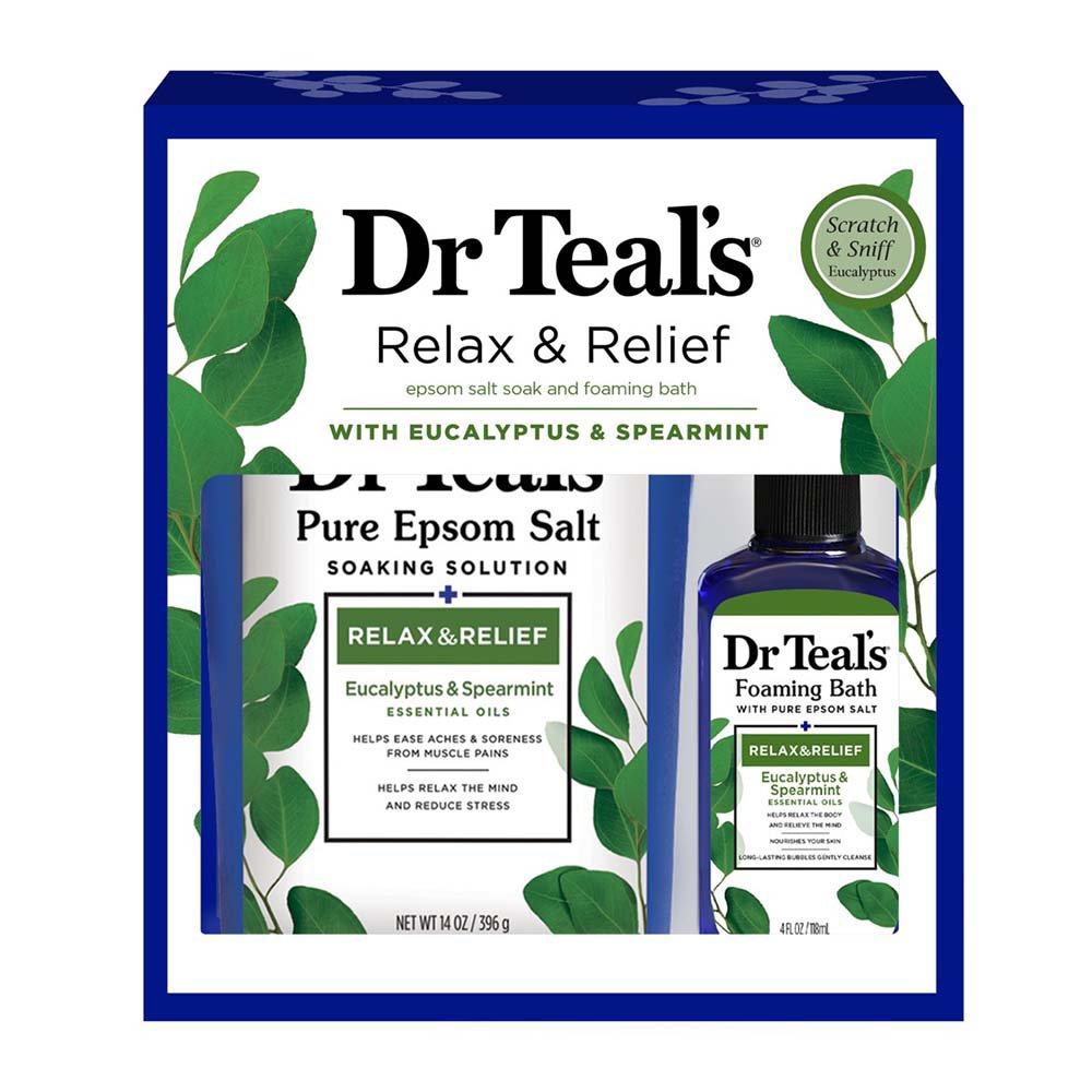 Dr Teal's Relax & Relief Bath Set Eucalyptus & Spearmint Shop Bath