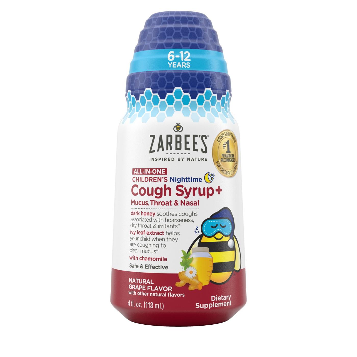 Zarbee's AllInOne Children's Nighttime Cough Syrup+ Shop Cough