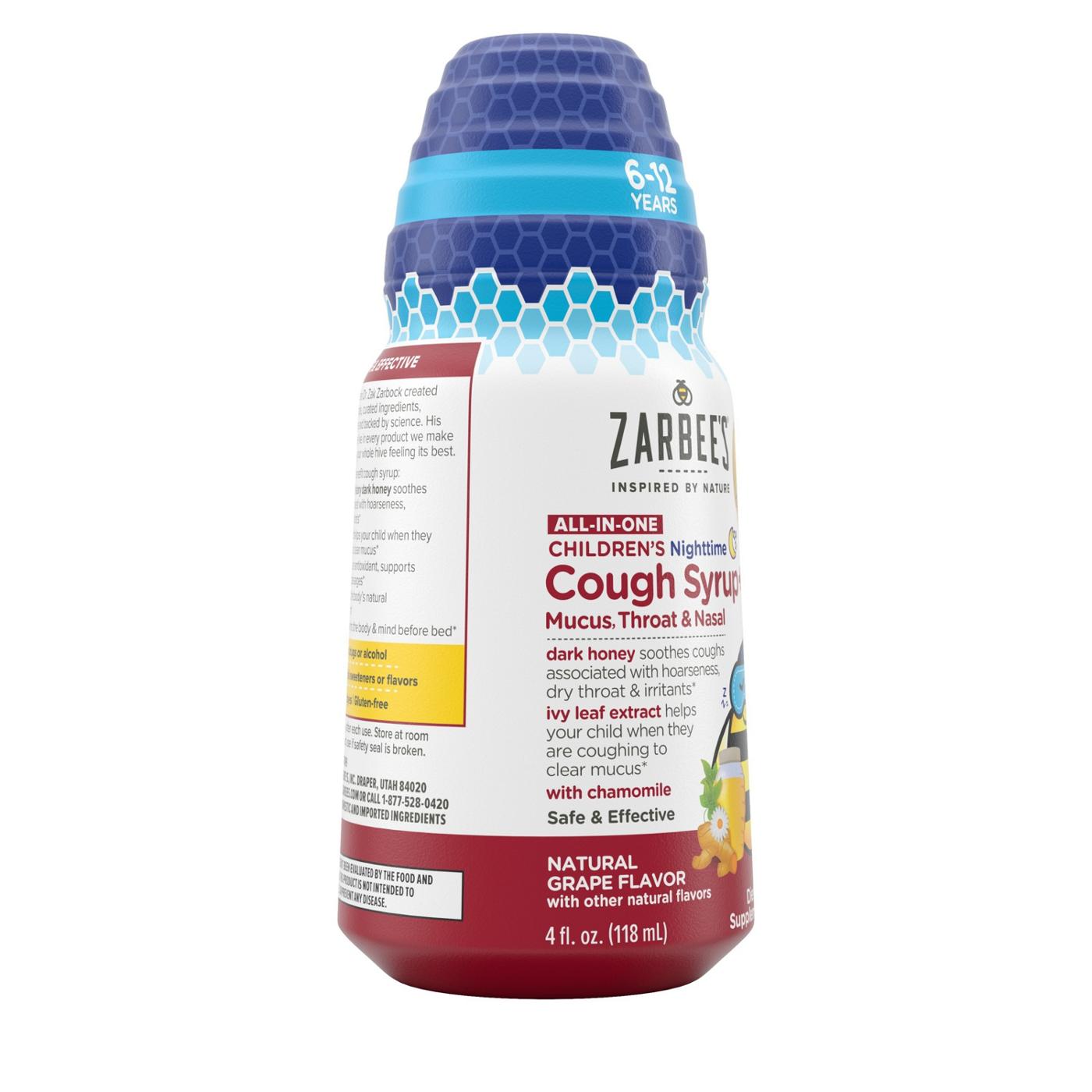 Zarbee's All-In-One Children's Nighttime Cough Syrup+; image 4 of 9