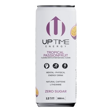 UPTIME Sugar Free Energy Drink - Tropical Passionfruit 