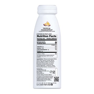UPTIME Sugar Free Energy Drink - Tropical Passionfruit 