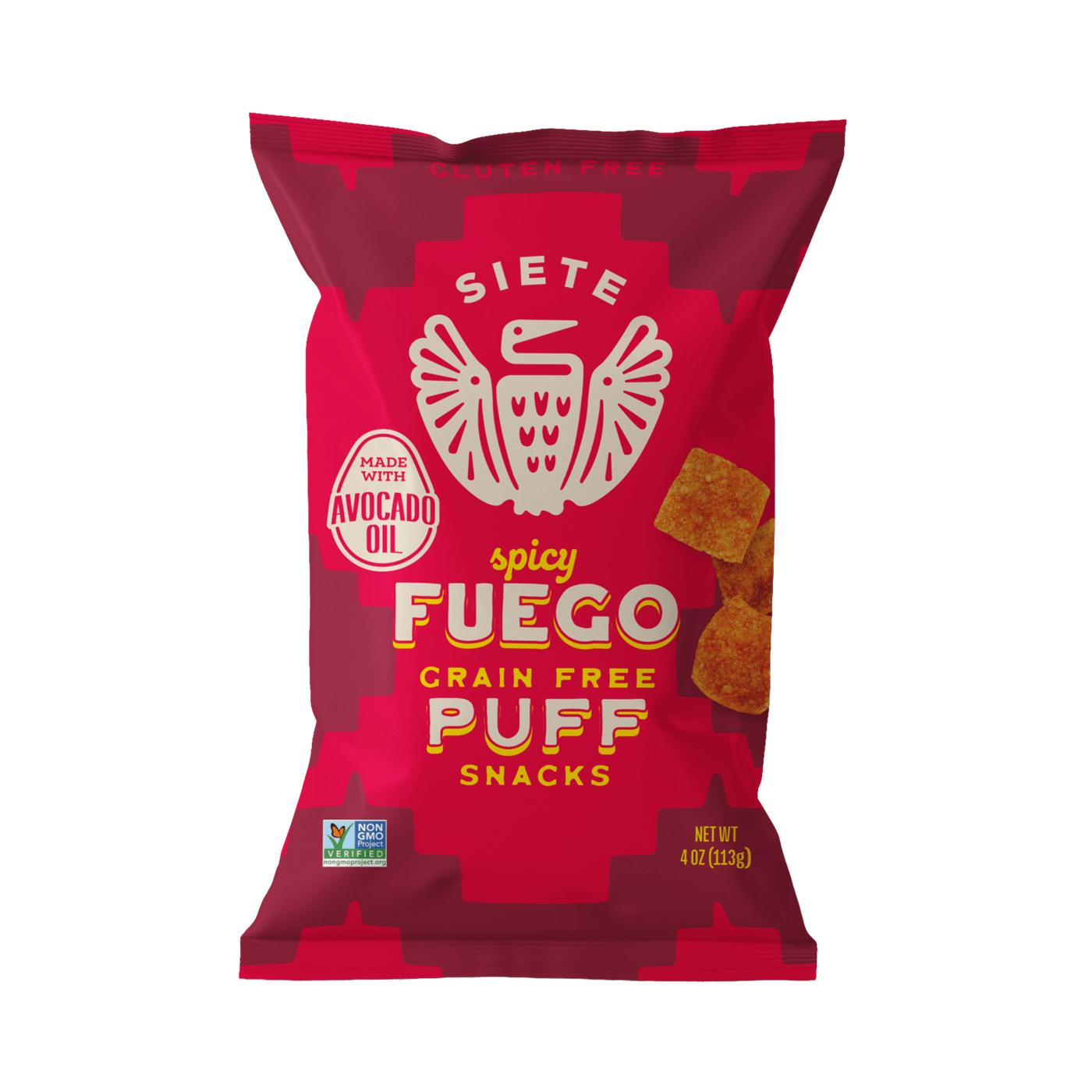 Siete Grain-Free Spicy Fuego Puffs; image 1 of 2