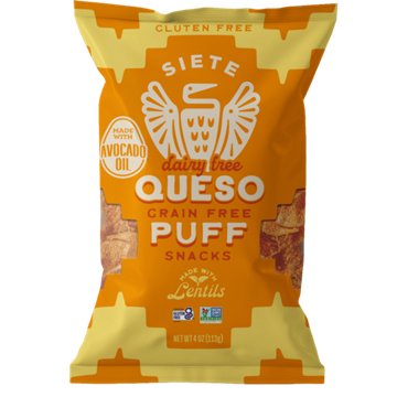 Siete Dairy Free Queso Grain-Free Puffs