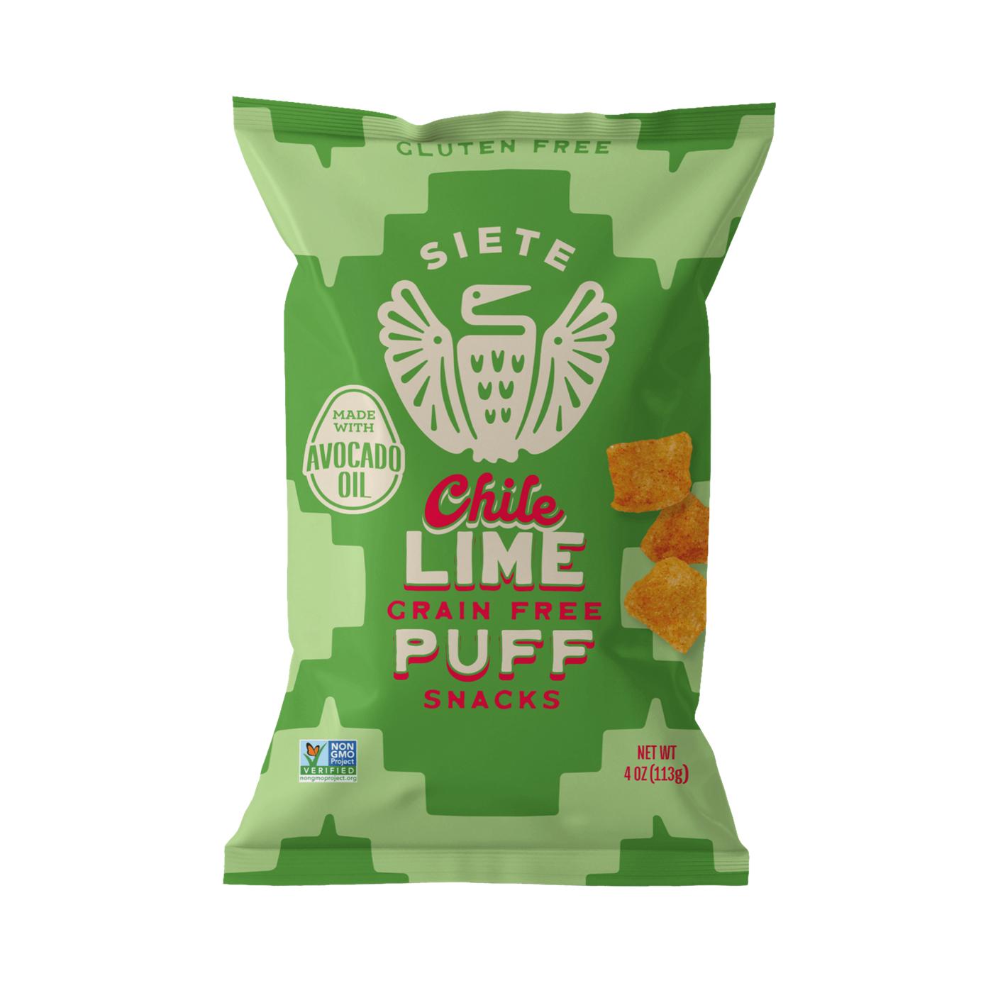 Siete Grain-Free Chile Lime Puffs; image 1 of 2