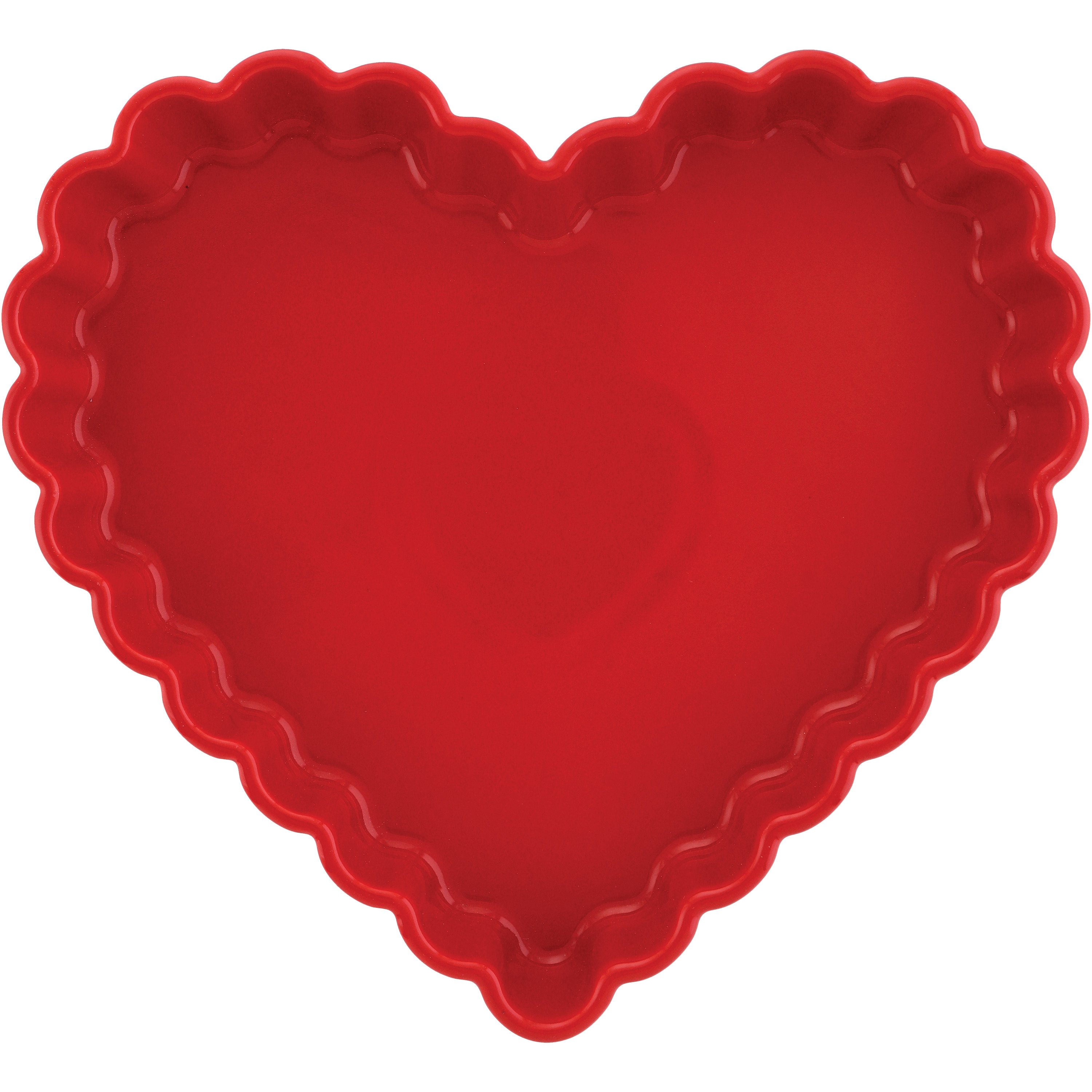 Destination Holiday Valentine's Day Scallop Heart Pie Dish Shop Pans