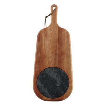 our goods Cheese Board with Slate Stone, 18.75" x 7.5"