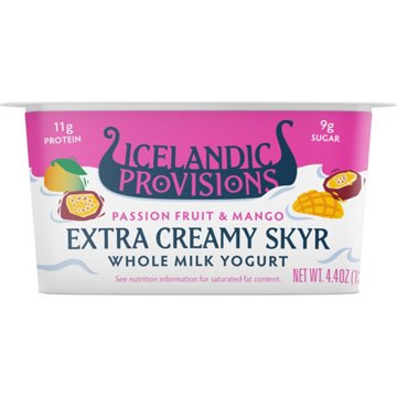 Icelandic Provisions 11g Protein Extra Creamy Skyr - Passion Fruit & Mango