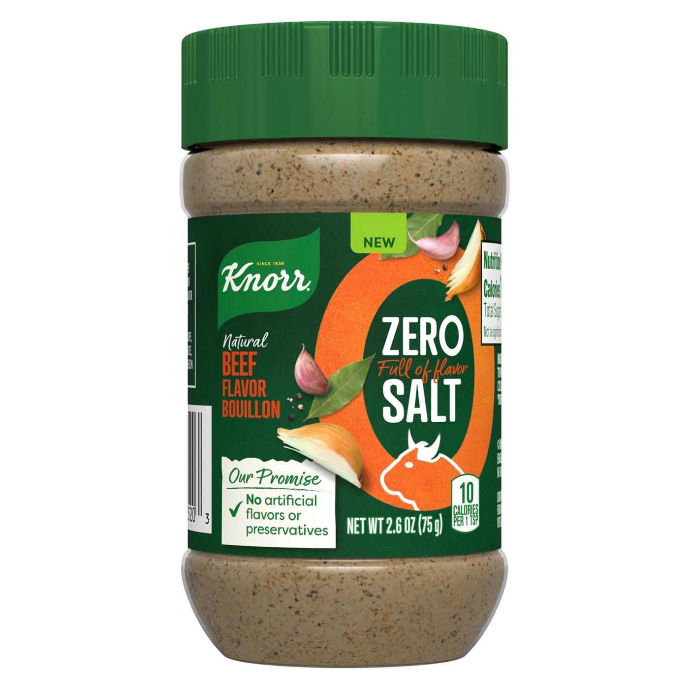 Knorr Zero Salt Powder Bouillon Natural Beef Flavor Bouillon; image 1 of 6