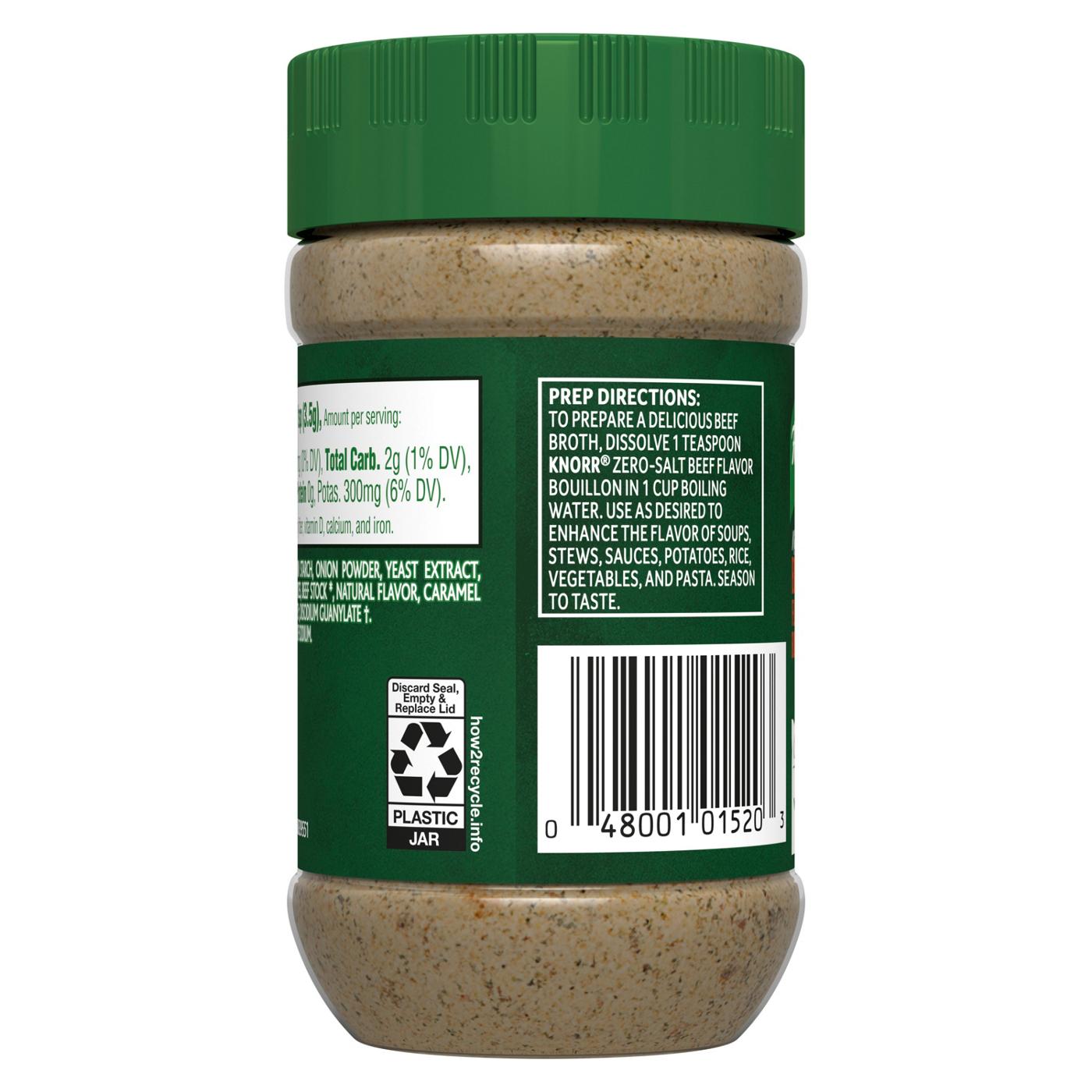 Knorr Zero Salt Powder Bouillon Natural Beef Flavor Bouillon; image 5 of 6