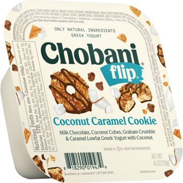 Chobani Flip Low-Fat Coconut Caramel Cookie Greek Yogurt