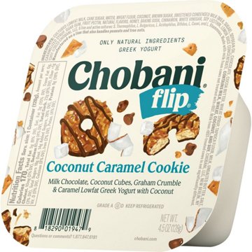Chobani Flip Low-Fat Coconut Caramel Cookie Greek Yogurt