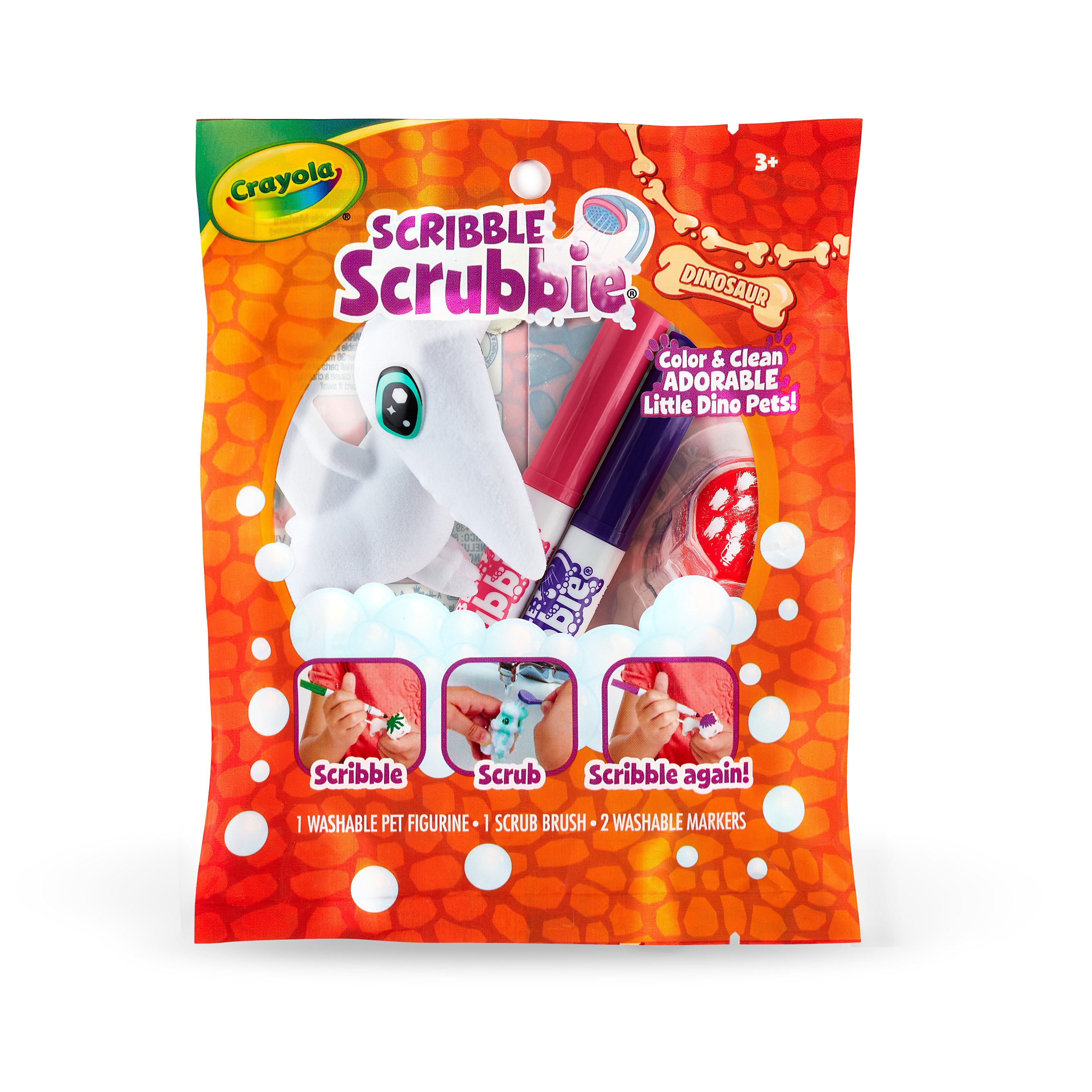 Crayola Scribble Scrubbie Dinosaur - Shop Kits at H-E-B