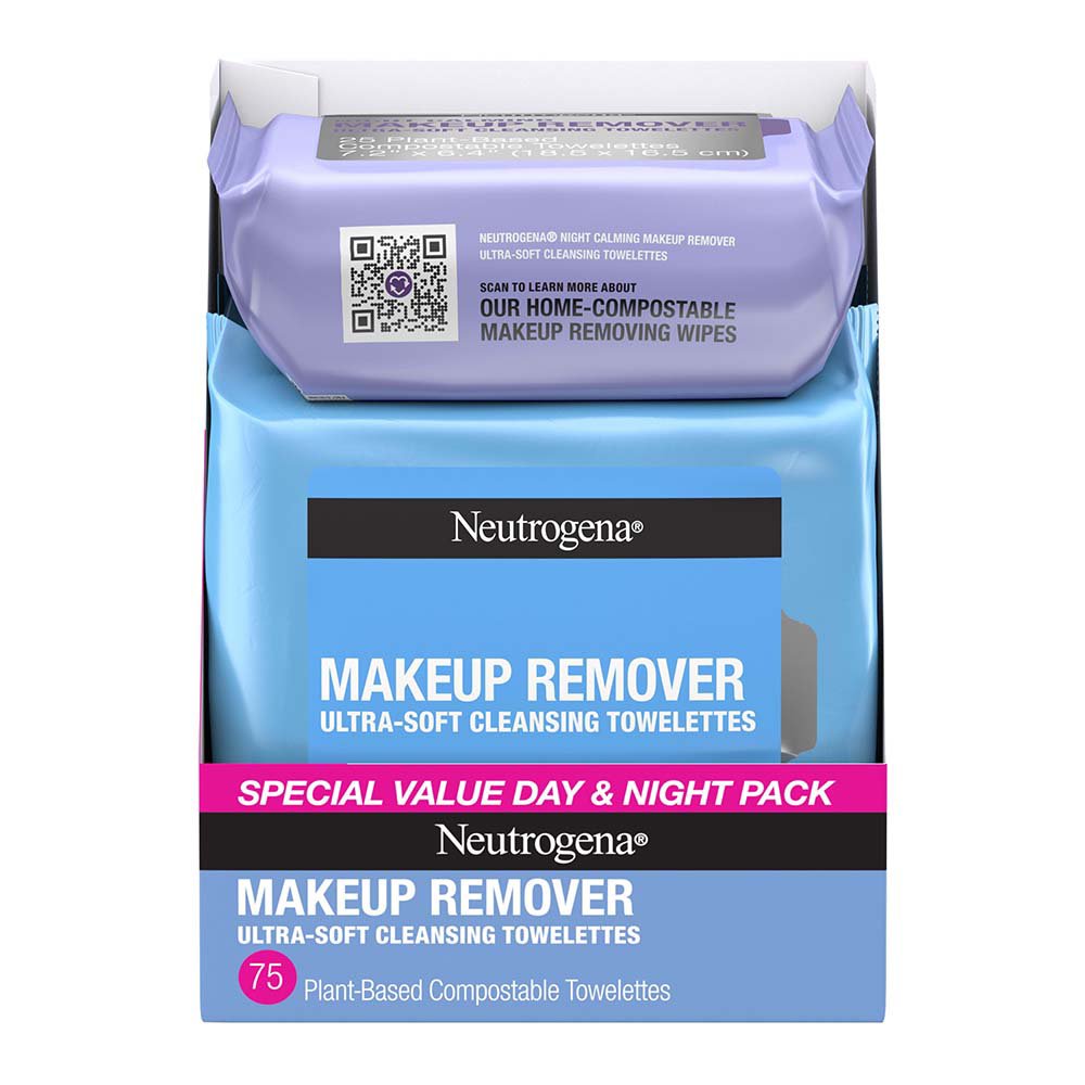 Neutrogena Makeup Remover UltraSoft Cleansing Towelettes Shop Makeup