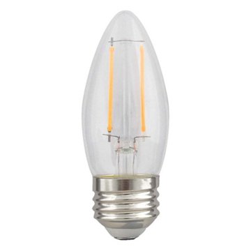 Green Watt B10 25-Watt Clear E26 LED Light Bulbs - Soft White, 3 pk