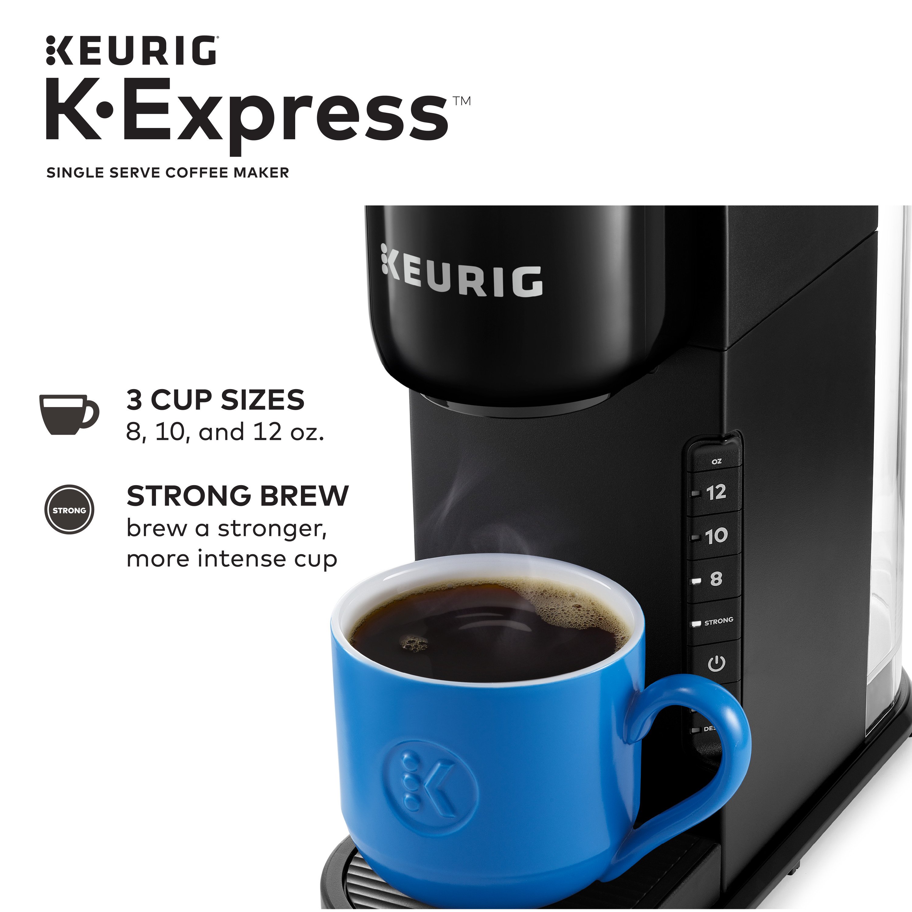 Keurig コーヒーメーカー 黒　⭐️Ｋカップ33個付き Keurig K-Express Single Serve K-Cup Pod Coffee Maker - Black