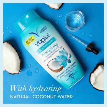 Vagisil Sensitive Scents Daily Intimate Wash - Energizing Coconut Water Lily, 12 oz