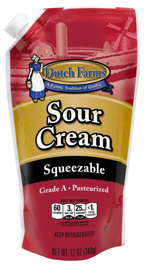 Dutch Farms Squeezable Sour Cream, 12 oz | Central Market - Really