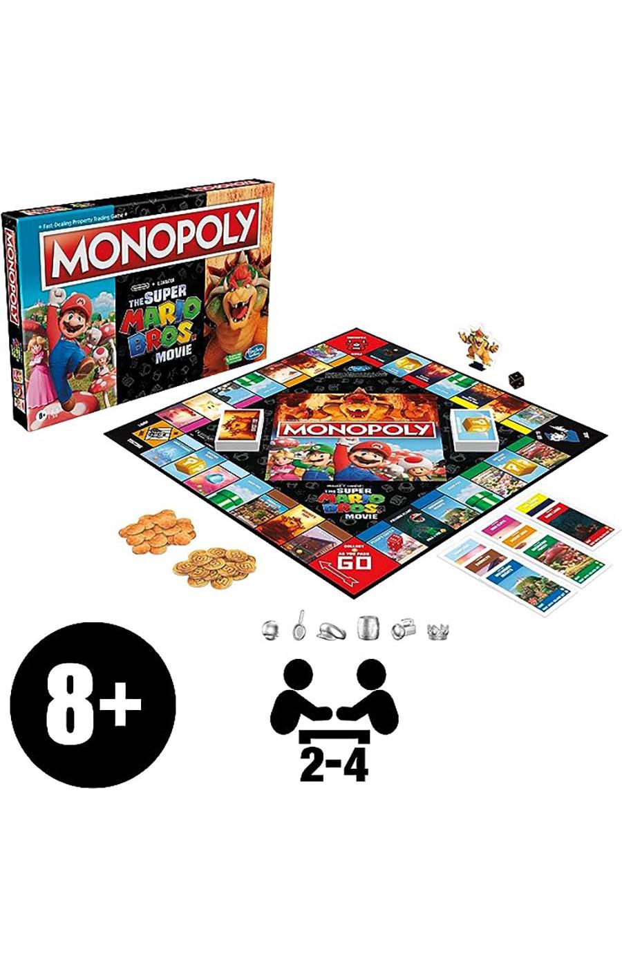 Monopoly The Super Mario Bros. Movie Edition Board Game; image 4 of 4