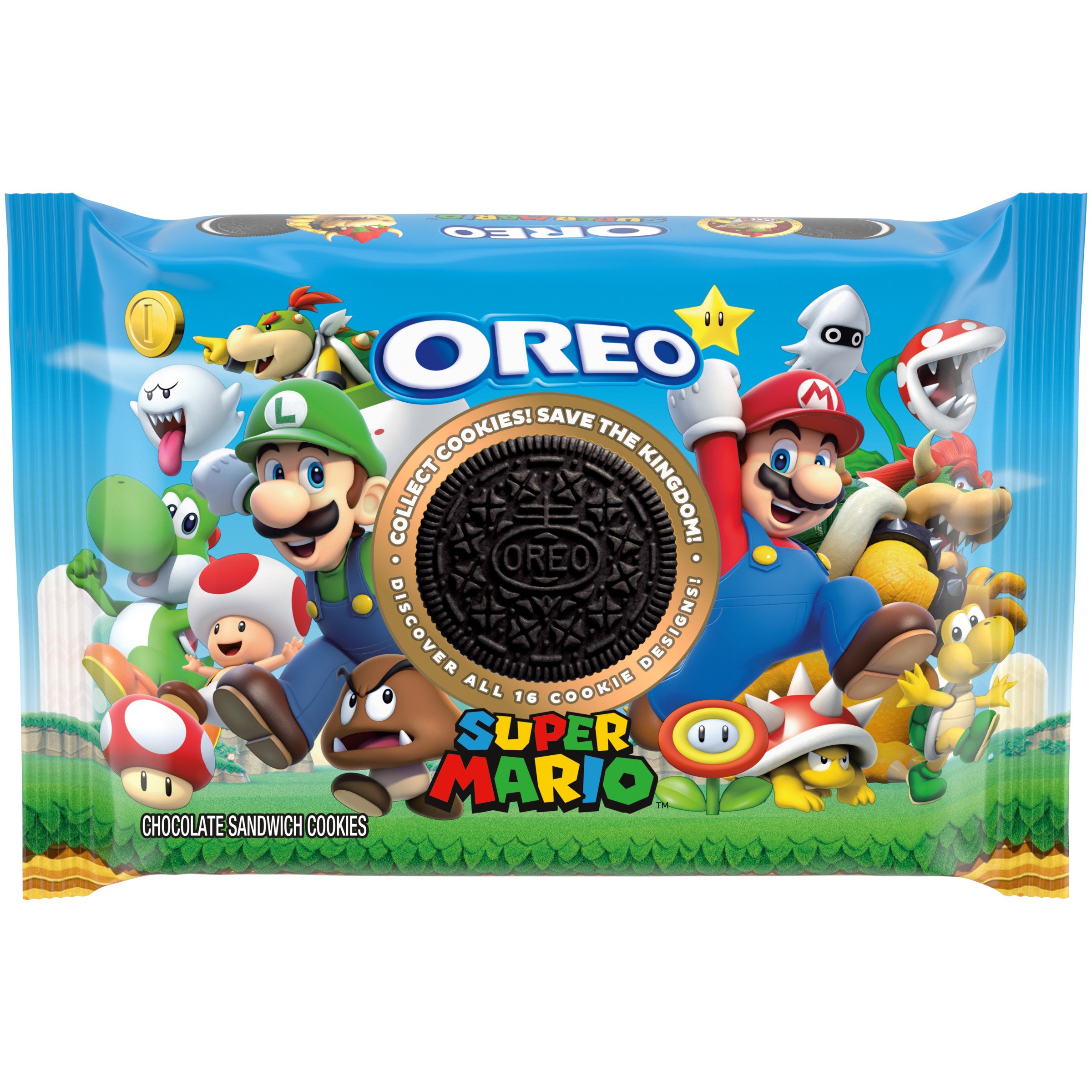 Oreo Super Mario Limited Edition Sandwich Cookies - Shop Cookies at H-E-B