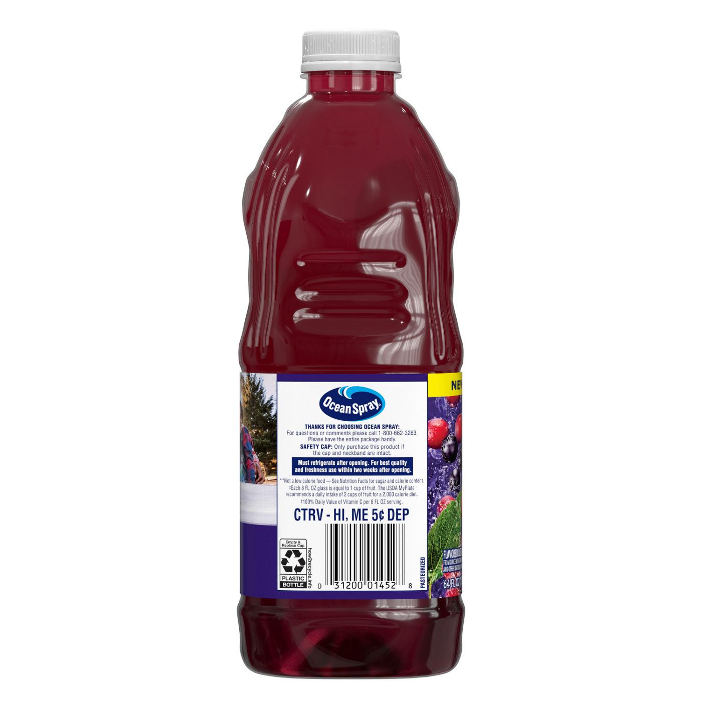 Ocean Spray 100% Juice Cranberry Elderberry Juice Blend; image 2 of 7