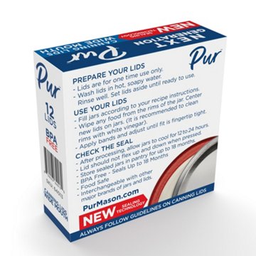 Pur Mason Wide Mouth Canning Lids, 12 ct