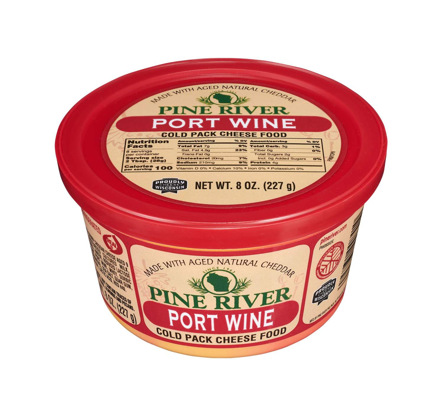 Pine River Port Wine Cheese Spread; image 3 of 3