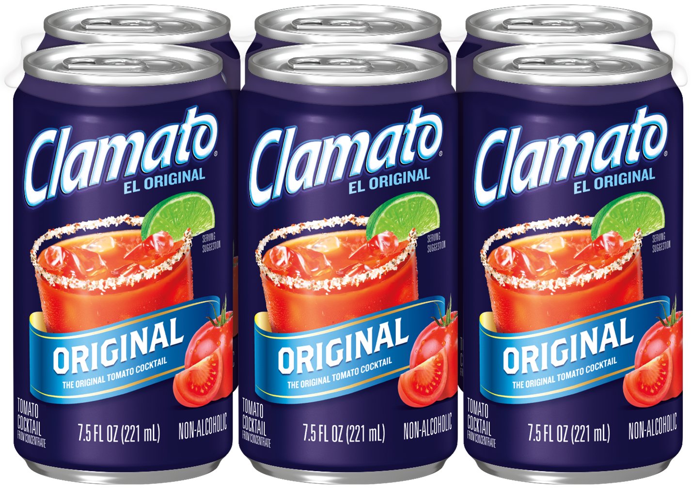 Clamato Original Tomato Cocktail 7.5 oz Cans - Shop Juice at H-E-B