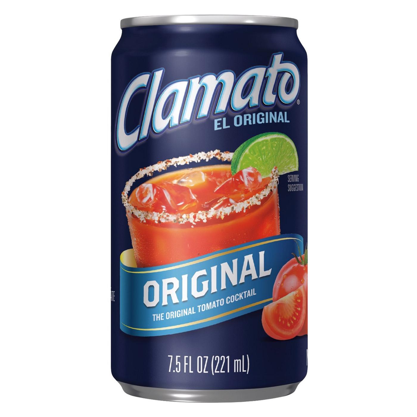 Clamato Original Tomato Cocktail 7.5 oz Cans; image 2 of 3