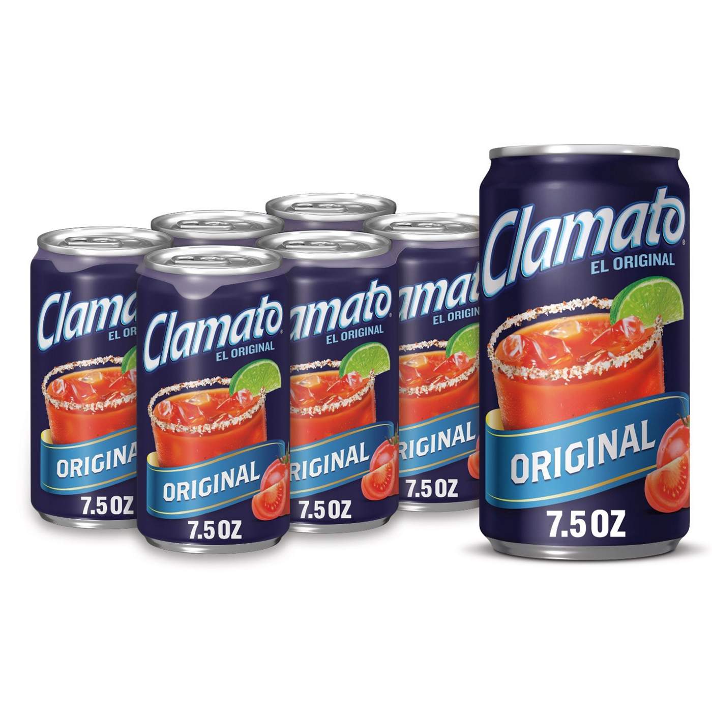 Clamato Original Tomato Cocktail 7.5 oz Cans; image 2 of 2