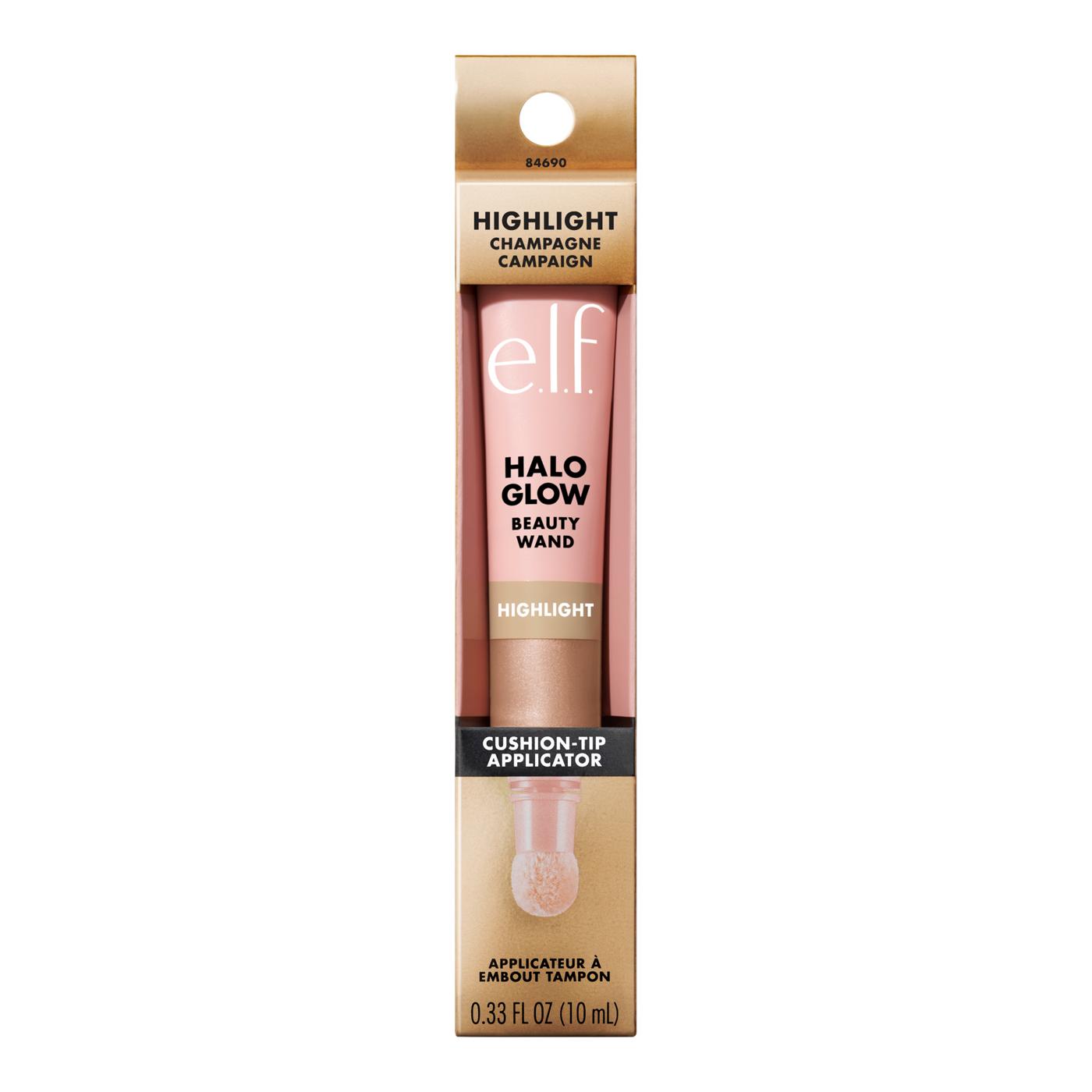 e.l.f. Halo Glow Beauty Wand Highlight Champagne Campaign Shop Blush at HEB