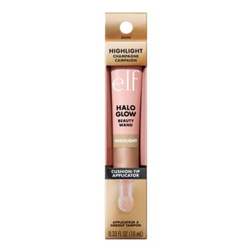 e.l.f. Halo Glow Beauty Wand Highlight - Champagne Campaign, 0.33 oz