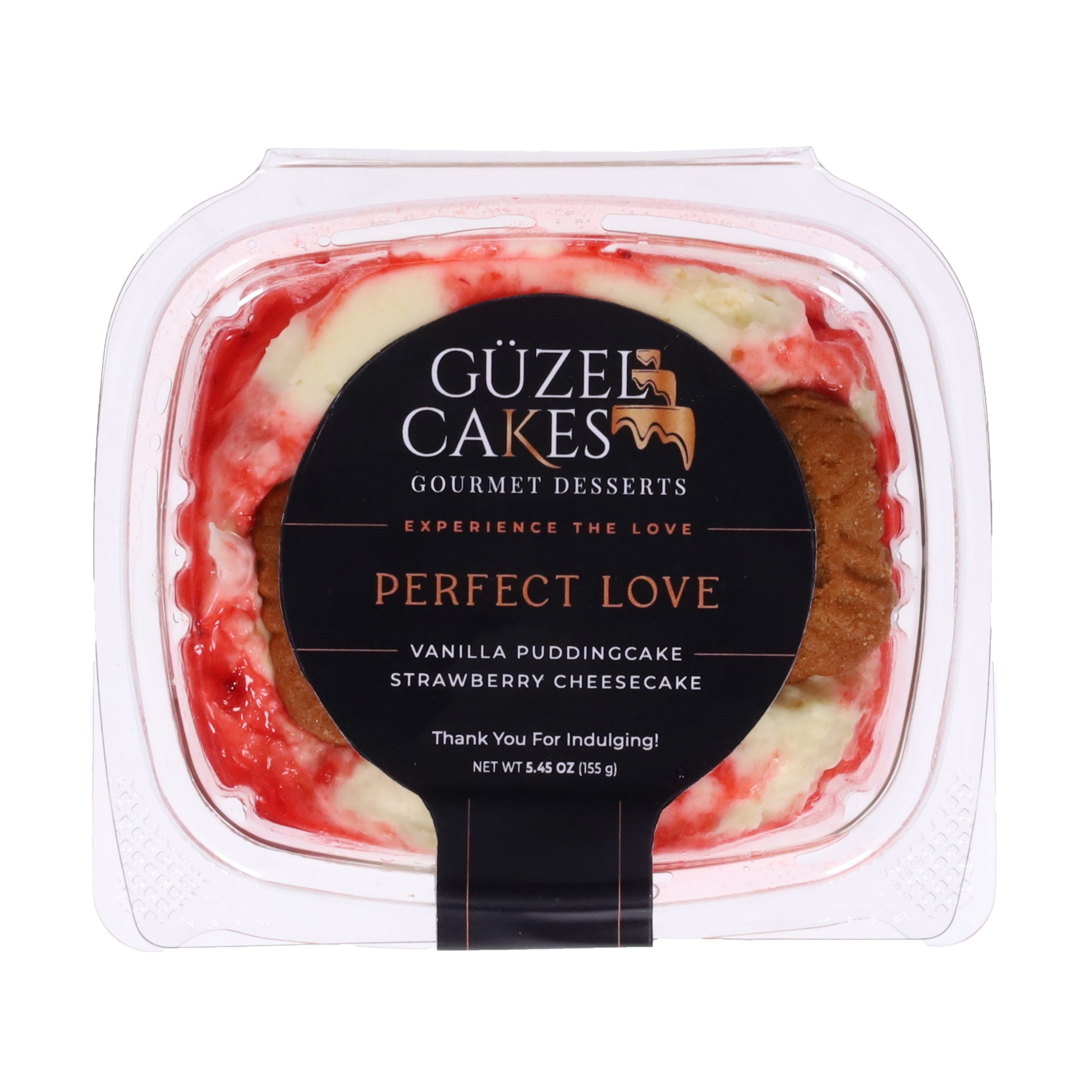 Guzel Cakes Strawberry Cheesecake Gourmet Dessert - Perfect