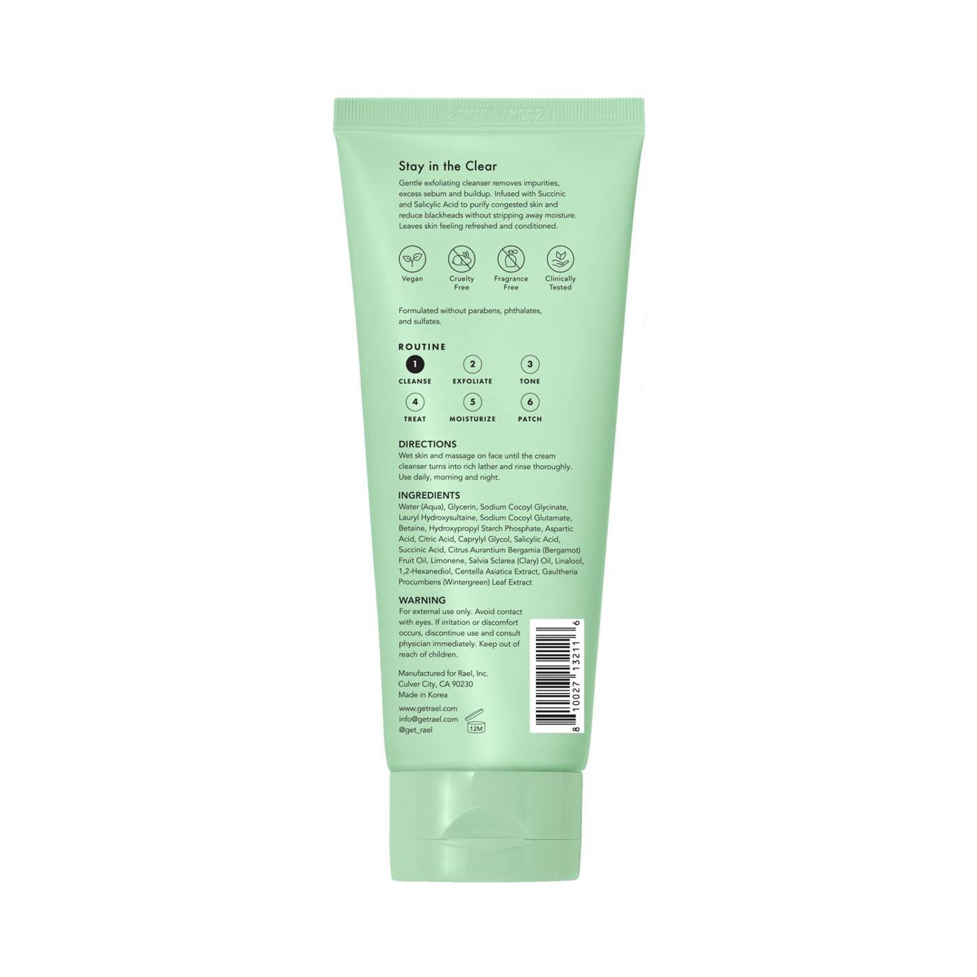 Rael Beauty Miracle Clear Exfoliating Cleanser; image 2 of 2