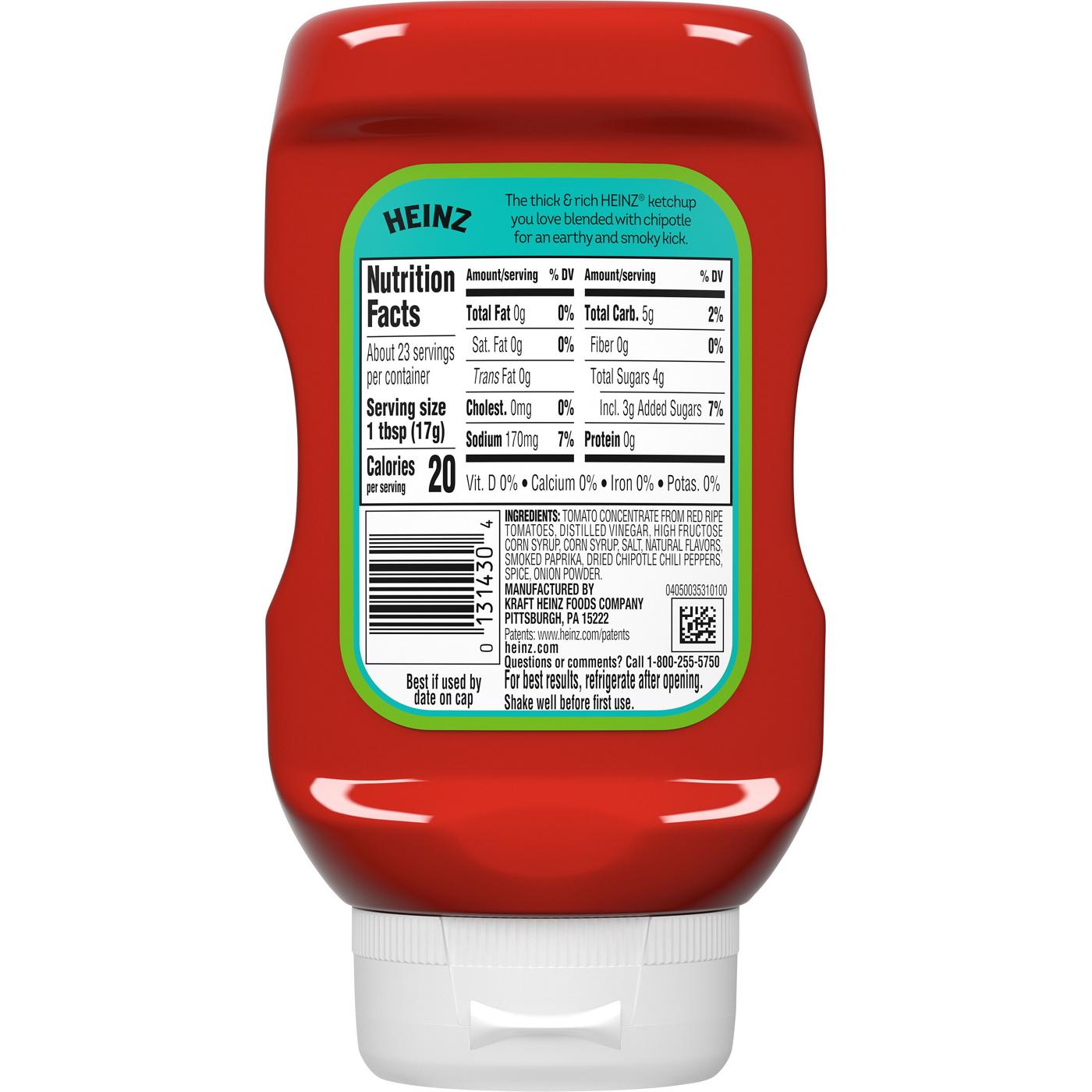 Heinz Chipotle Spicy Ketchup; image 3 of 3
