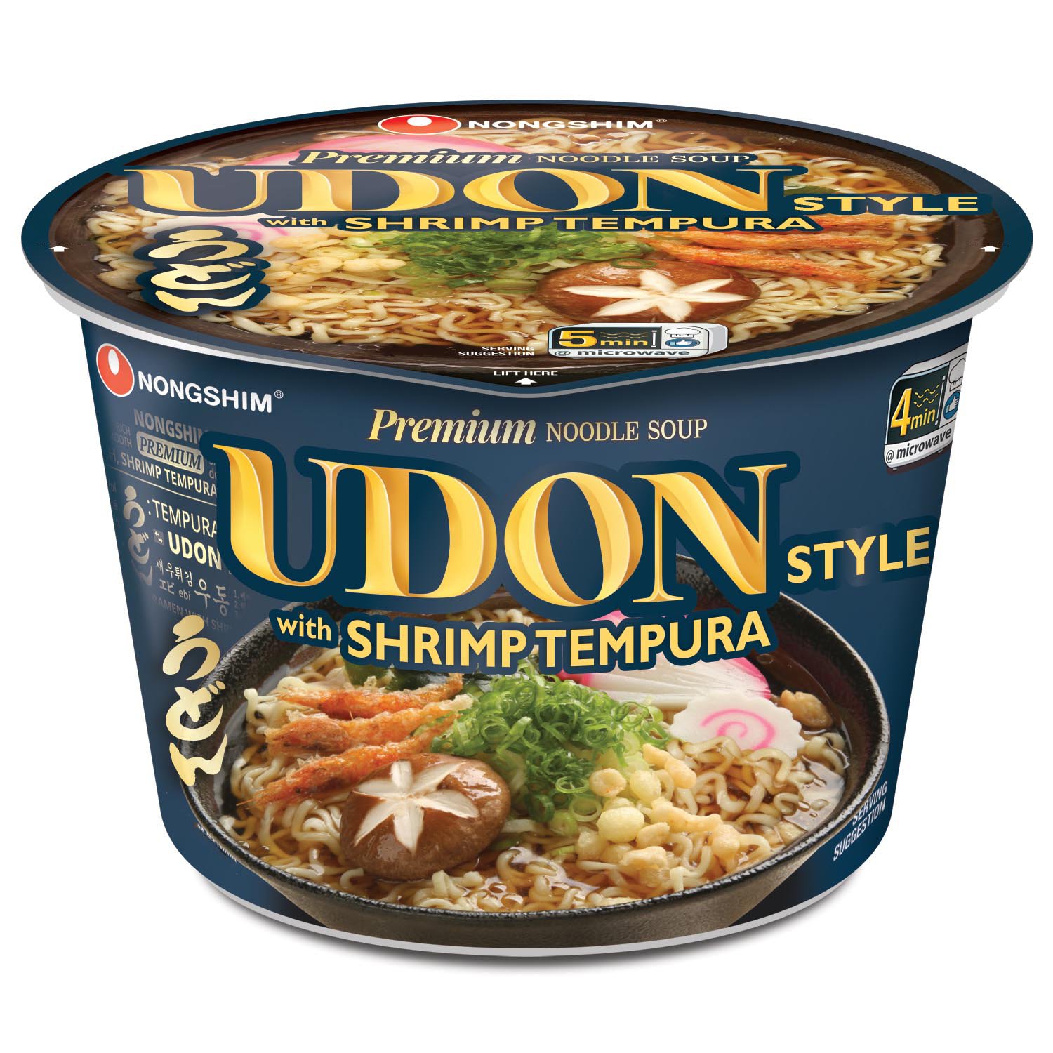 Nong Shim Shrimp Tempura Udon Shop Soups & chili at HEB