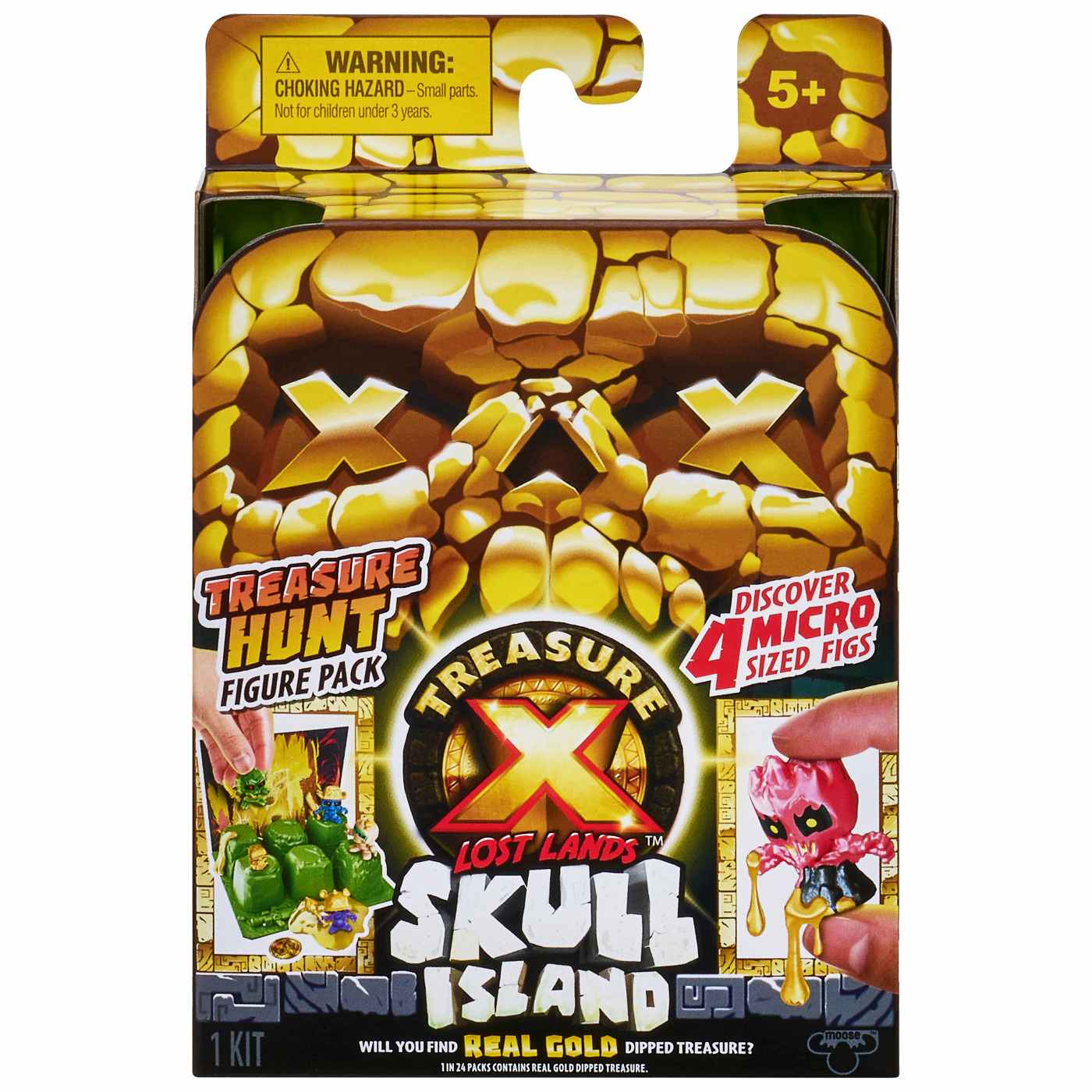 Treasure X Lost Lands Skull Island Treasure Hunt Micro Figure Pack; image 1 of 3