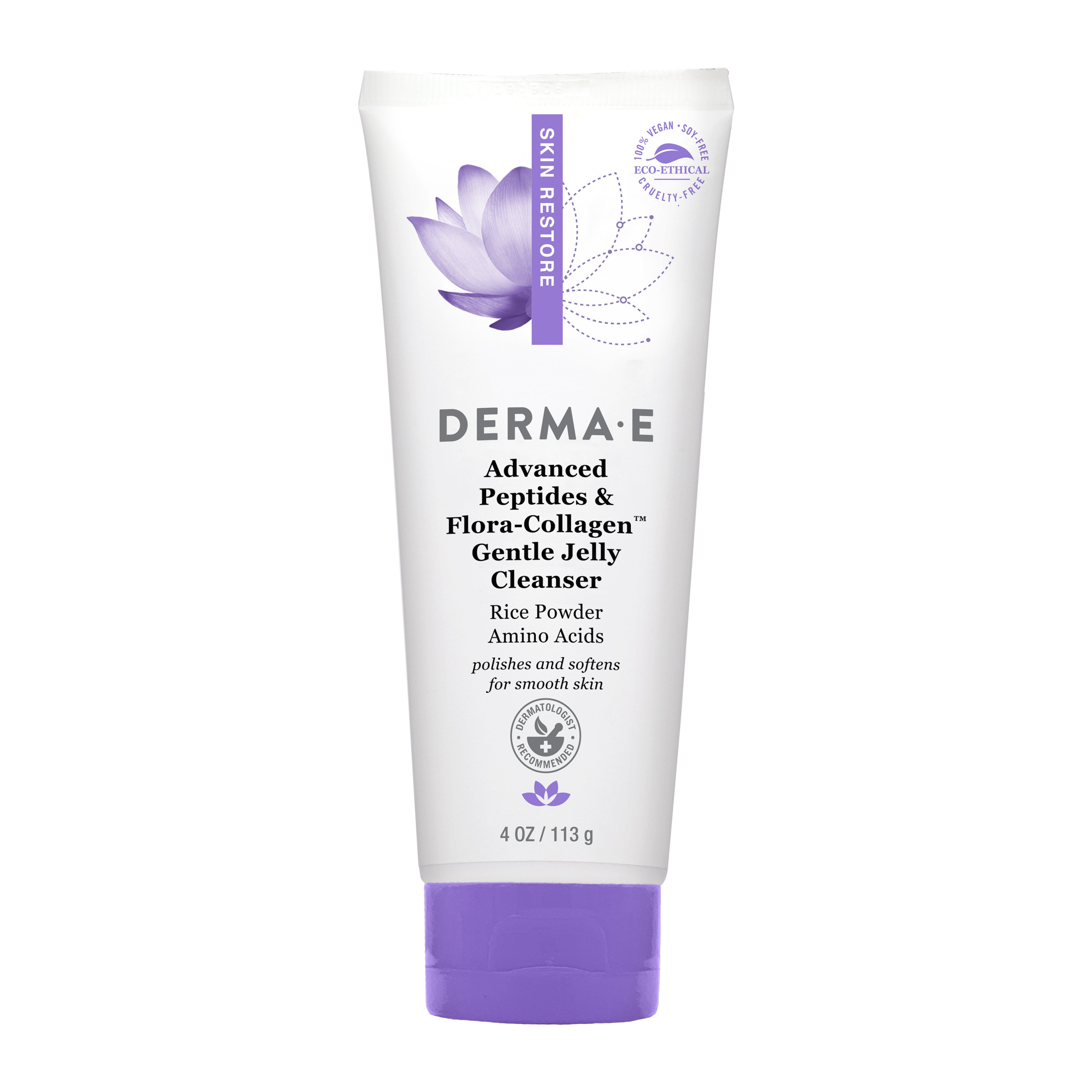 Derma E Advanced Peptides & Flora-Collagen Gentle Jelly Cleanser - Shop ...