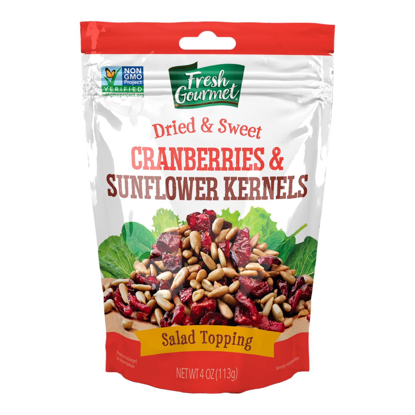 Fresh Gourmet Dried Sweet Cranberries & Sunflower Kernels; image 1 of 2
