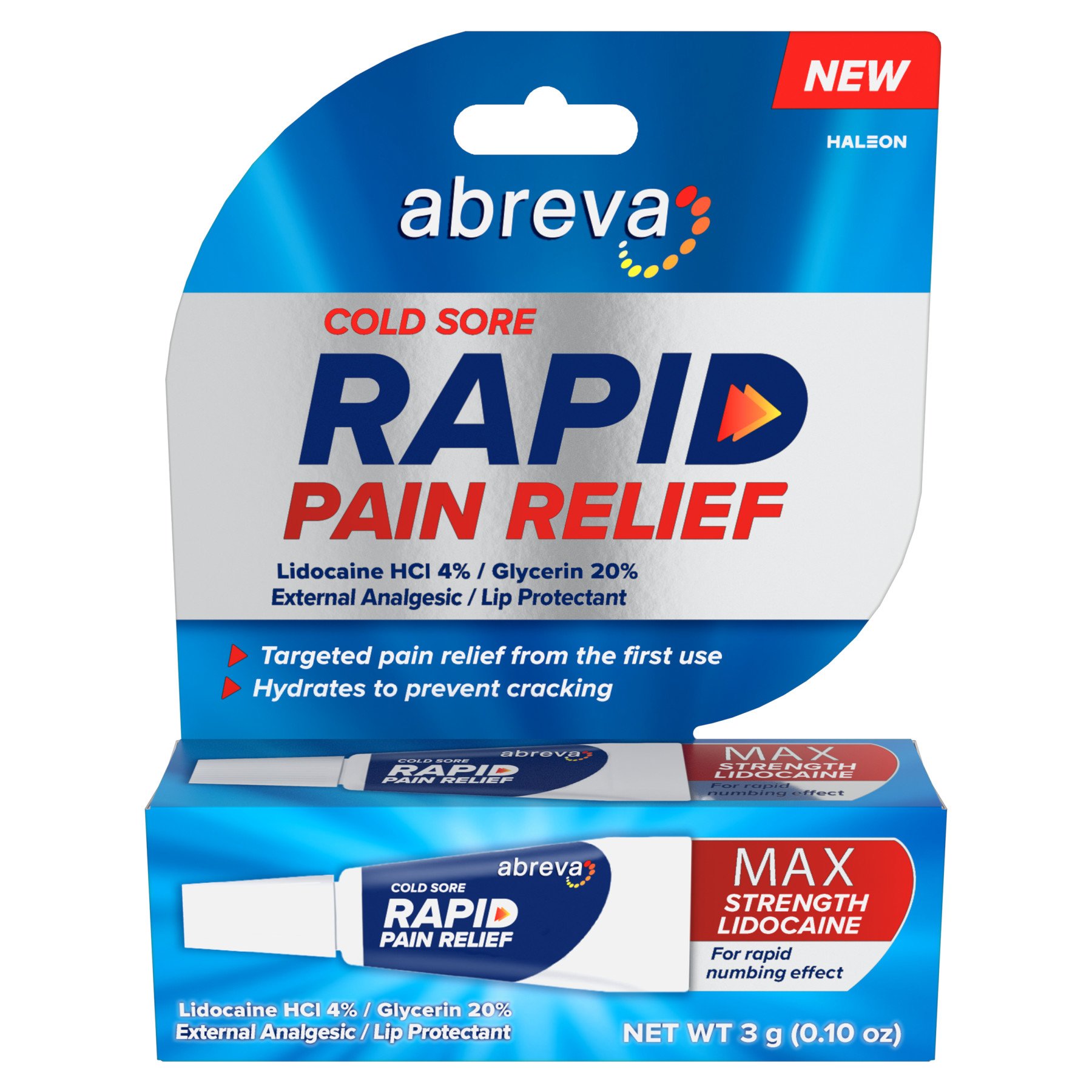 Abreva Cold Sore Rapid Pain Relief Lip Protectant Shop Lip balm