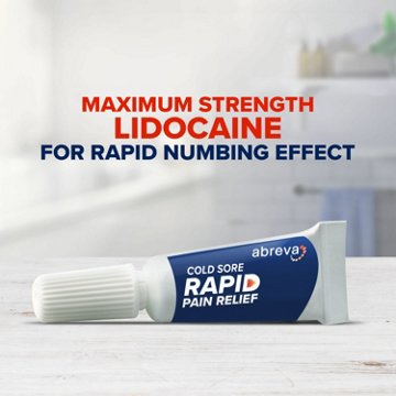 Abreva Cold Sore Treatment Rapid Pain Relief Cream