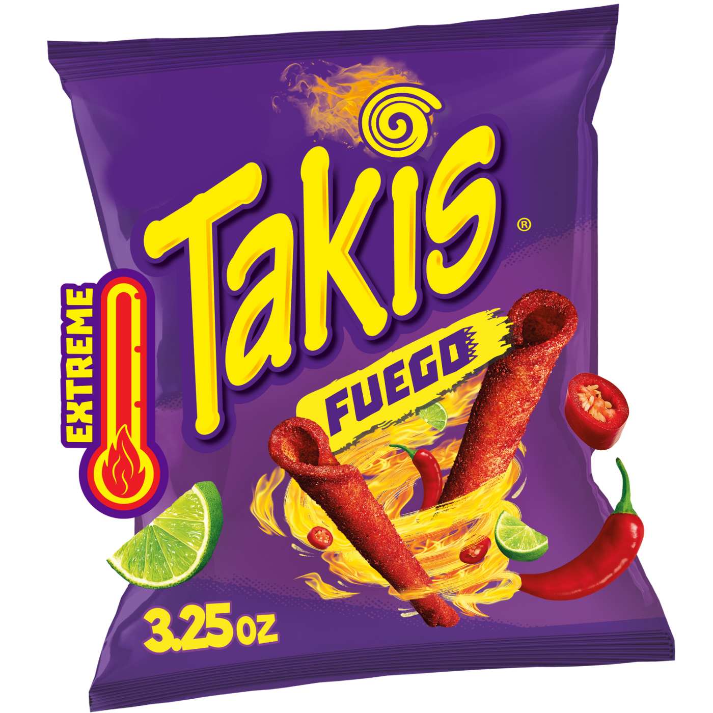 Takis Fuego Snack Size Bag - Hot Chili Pepper & Lime Rolled Tortilla Chips; image 6 of 7